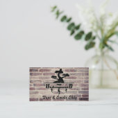 De Underground Business Cards bakstenen vape Visitekaartje (Staand voorkant)