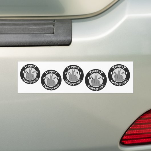 de underground troquet bumpersticker (Op auto)
