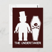 De Undertaker door Mijn Minifig aan te passen Briefkaart (Voorkant / Achterkant)