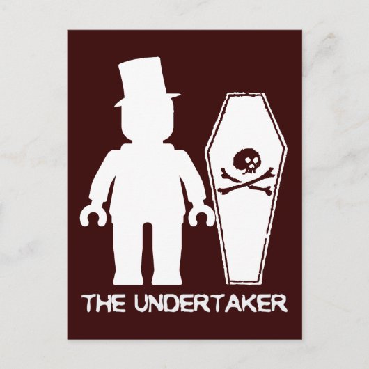 De Undertaker door Mijn Minifig aan te passen Briefkaart (Voorkant)