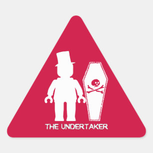 De Undertaker door Mijn Minifig aan te passen Sticker