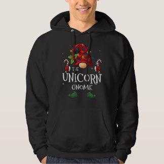 De unicorn Gnome Buffalo met kerstboom Hoodie