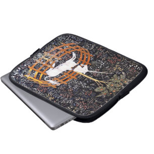De Unicorn in Captivity-laptophoes Laptop Sleeve