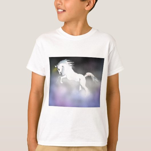De Unicorn in de Mist T-shirt (Voorkant)