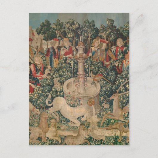 De Unicorn wordt gevonden Briefkaart (Voorkant)