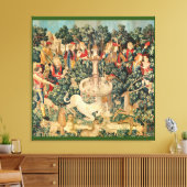 De Unicorn wordt gevonden Canvas Afdruk (Insitu (Woonkamer))