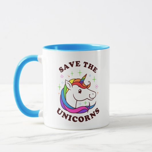 De Unicorns opslaan Mok (Links)