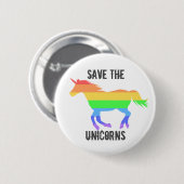 De Unicorns opslaan Ronde Button 5,7 Cm (Voorkant /achterkant)