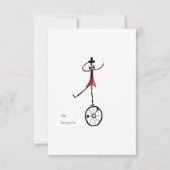 De Unicycle Flat Kaart (Voorkant)
