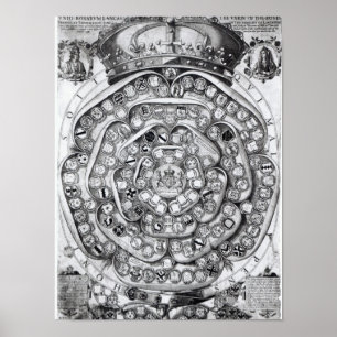 De Unie van de Rozen van het gezin Poster