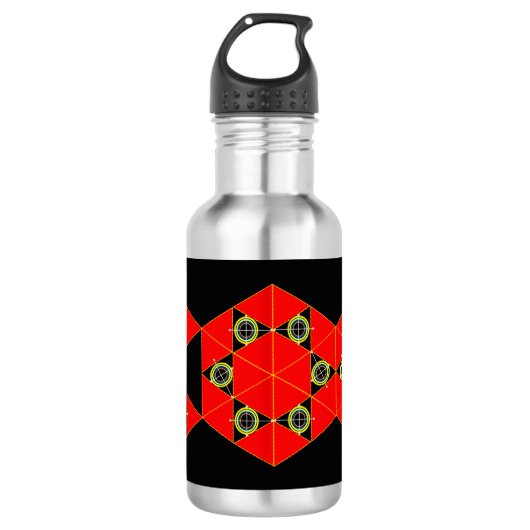 De unieke Design van de Douanewaterfles op Zazzle Waterfles (Voorkant)