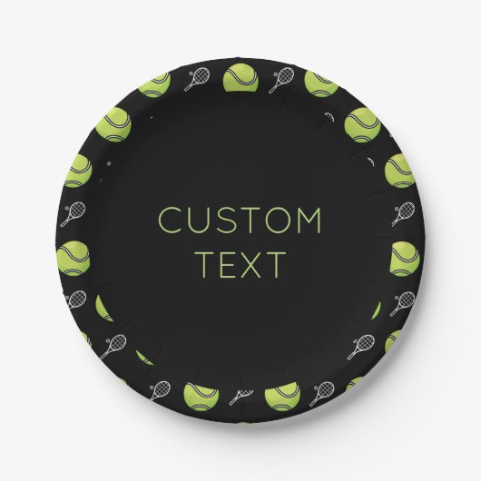 De unieke Partij van de Speler van het Patroon van Papieren Bordje (Voorkant)