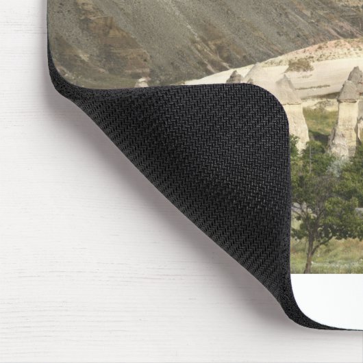 De unieke schoorstenen van Cappadocia, Turkije. Muismat (Hoek)