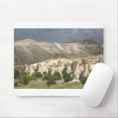 De unieke schoorstenen van Cappadocia, Turkije. Muismat (Met muis)