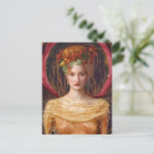 De unieke spaghetti jurk briefkaart (Staand voorkant)