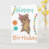 De unieke verjaardag wil een gelukkige verjaardag  kaart (Gele Bloem)