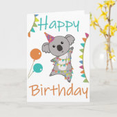 De unieke verjaardag wil je graag een fijne dag vo kaart (Gele Bloem)