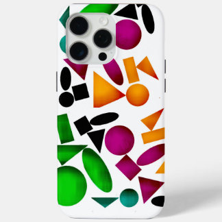 de unieke vorm van het kleurpatroon iPhone 15 pro max hoesje
