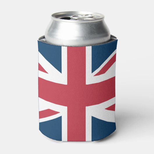 De Union Jack Britse Vlag Blikjeskoeler (Blikje Voorkant)