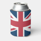 De Union Jack Britse Vlag Blikjeskoeler (Blikje Achterkant)