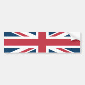 De Union Jack Britse vlag Bumpersticker (Voorkant)