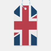 De Union Jack Britse vlag Cadeaulabel (Achterkant)