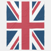 De Union Jack Britse vlag Fleece Deken (Voorkant)