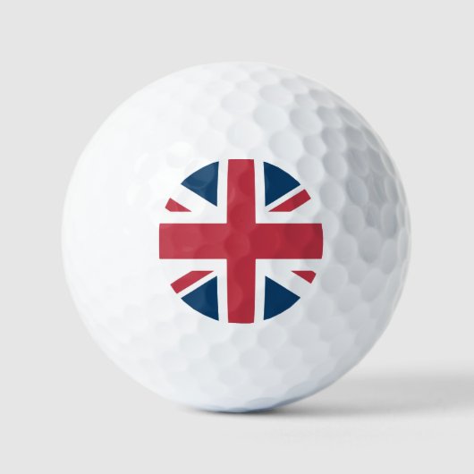 De Union Jack Britse vlag Golfballen (Voorkant)