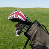 De Union Jack Britse Vlag Golfheadcover (Insitu)