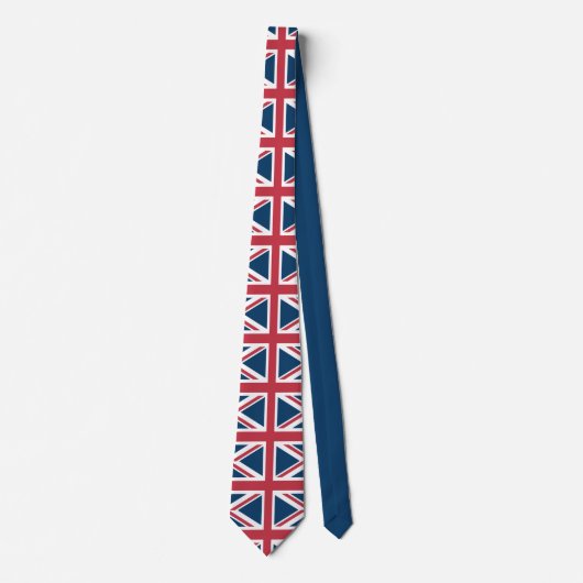 De Union Jack Britse Vlag Heren Das (Voorkant)