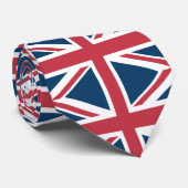 De Union Jack Britse Vlag Heren Das (Opgerold)