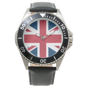 De Union Jack Britse vlag Horloge