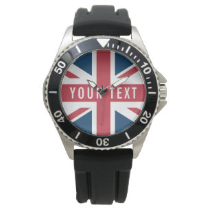 De Union Jack Britse Vlag Horloge