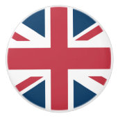 De Union Jack Britse vlag Keramische Knop (Voorkant)