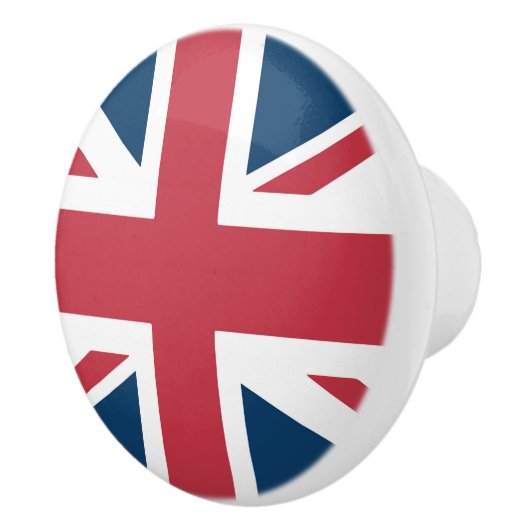 De Union Jack Britse vlag Keramische Knop (Rechts)