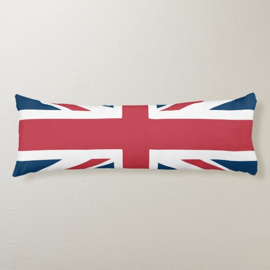 De Union Jack Britse Vlag Lichaamskussen (Voorkant)