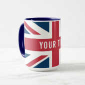 De Union Jack Britse Vlag Mok (Voorkant links)