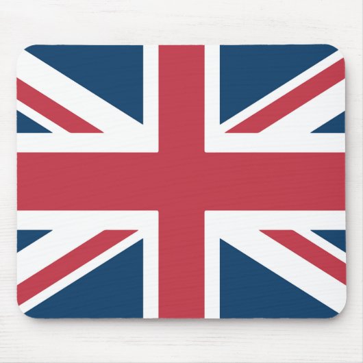 De Union Jack Britse vlag Muismat (Voorkant)