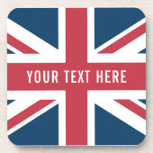 De Union Jack Britse Vlag Onderzetter (Voorkant)