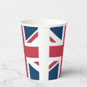 De Union Jack Britse vlag Papieren Bekers (Rechts)