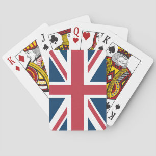 De Union Jack Britse Vlag Pokerkaarten
