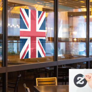 De Union Jack Britse vlag Raamsticker