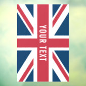 De Union Jack Britse vlag Raamsticker (Vel 3)