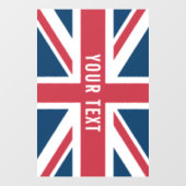 De Union Jack Britse vlag Raamsticker (Vel)