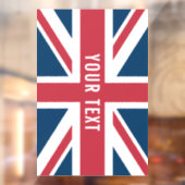 De Union Jack Britse vlag Raamsticker (Vel 2)