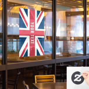De Union Jack Britse vlag Raamsticker