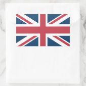 De Union Jack Britse Vlag Rechthoekige Sticker (Tas)