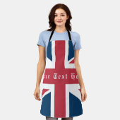 De Union Jack Britse vlag Schort (Gedragen)