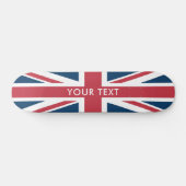 De Union Jack Britse Vlag Skateboard (Horizontaal)