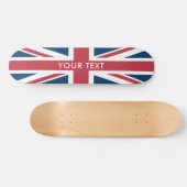 De Union Jack Britse Vlag Skateboard (Horizontaal)
